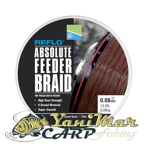 Плетено влакно за фидер Preston Reflo Absolute Feeder Braid 150m