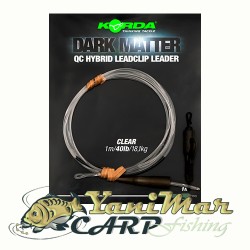 Монтаж Korda Dark Matter Leader QC Hybrid Clip 40lbs