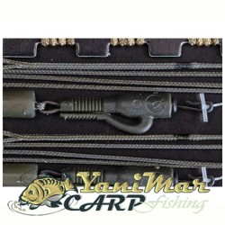 Готови монтажи Korda Hybrid Lead Clip QC Swivel Leadcore Leaders