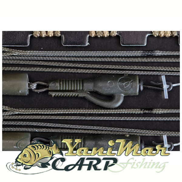 Готови монтажи Korda Hybrid Lead Clip QC Swivel Leadcore Leaders
