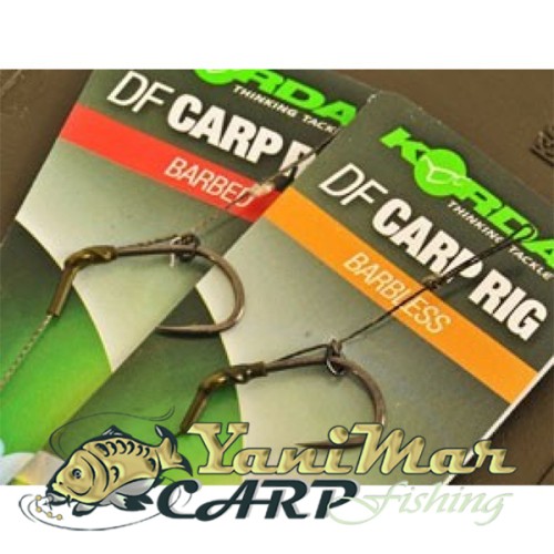 Готов монтаж Korda N-Trap DF Rig Wide Gape Barbed