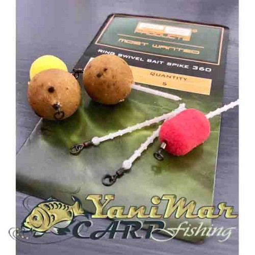 Фиксатор за стръв PB Products Ring Swivel Bait Spike 360