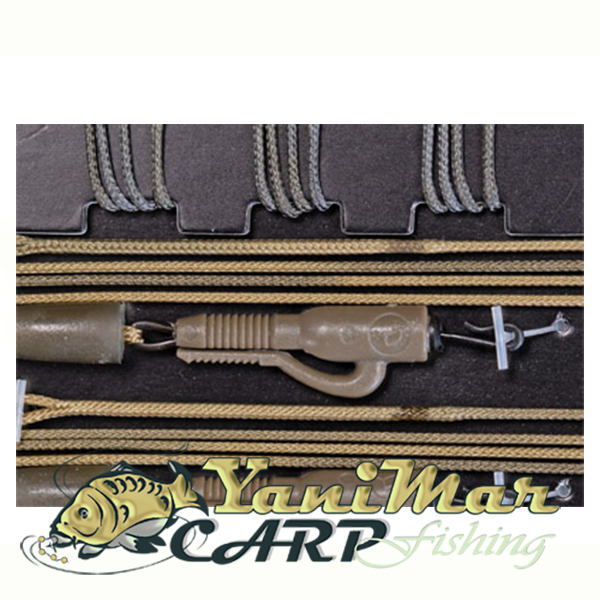 Готови монтажи Korda Hybrid Lead Clip QC Swivel Leadcore Leaders