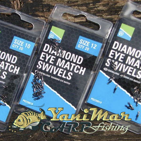 Вирбели Preston Diamond Eye Match Swivels