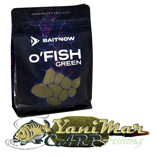 Захранка Baitnow GROUNDBAIT METHOD FEEDER O'FISH GREEN 800g