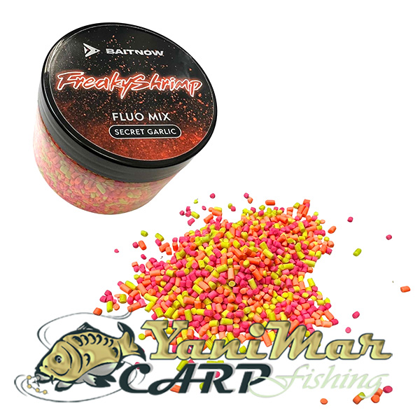 Добавка Baitnow METHOD FEEDER ADDITIVE FLUO MIX FREAKY SHRIMP 150ml
