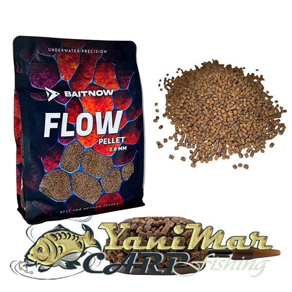 Пелети Baitnow METHOD FEEDER PELLET FLOW 2.8MM 800g