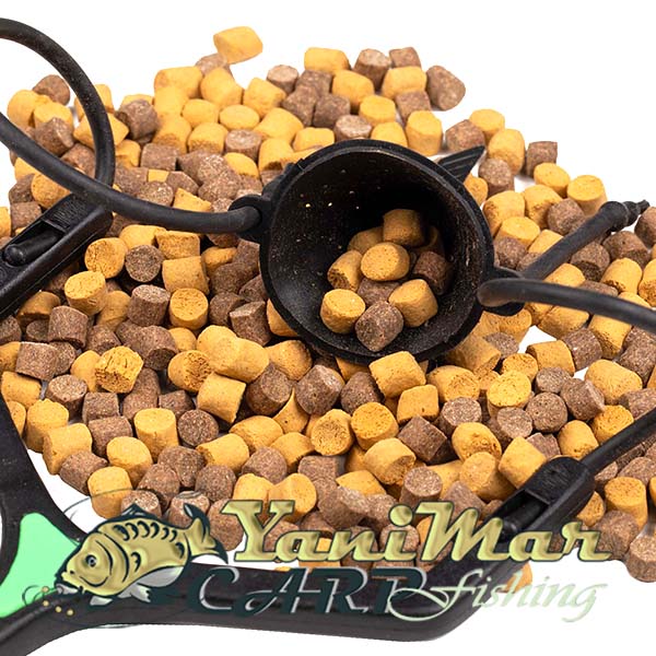 Пелети Baitnow Pellet Method Feeder Yellow Spin 8mm 800g