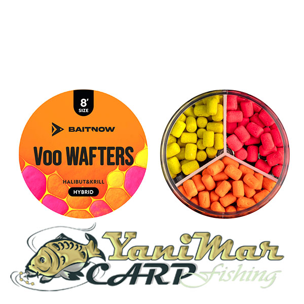 Уафтери Baitnow METHOD FEEDER VOO WAFTERS HYBRID SIZE 8 21g