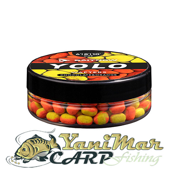 Уафтери Baitnow YOLO Orange & Yellow Chocolate-Orange Method Feeder 24g (6/8/10mm)