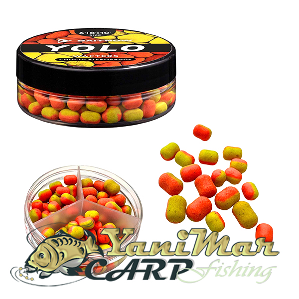 Уафтери Baitnow YOLO Orange & Yellow Chocolate-Orange Method Feeder 24g (6/8/10mm)