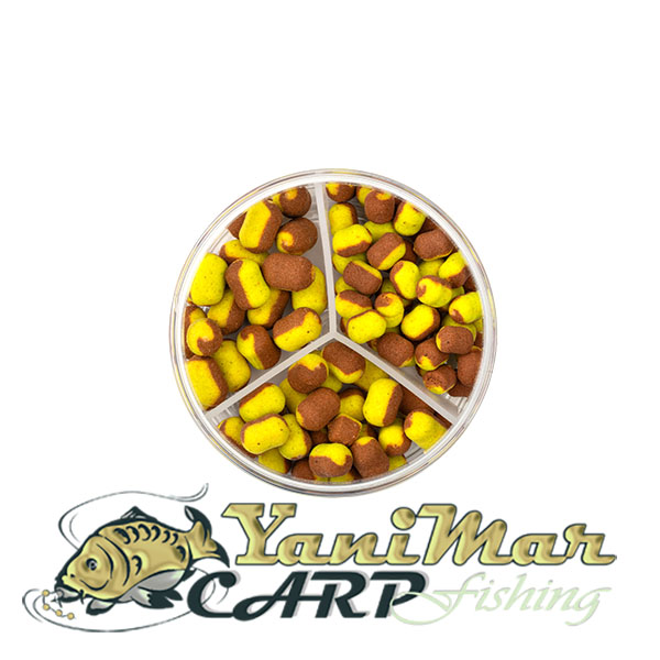 Уафтери Baitnow YOLO Yellow & Bronze Coarse & Corn Method Feeder 24g (6/8/10mm)