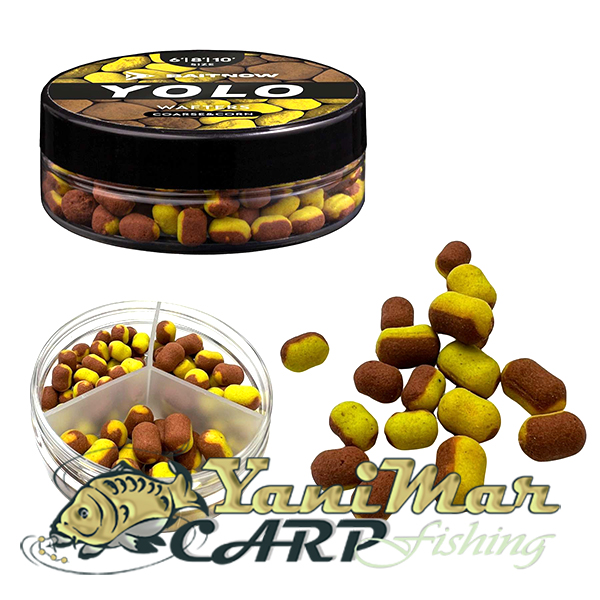 Уафтери Baitnow YOLO Yellow & Bronze Coarse & Corn Method Feeder 24g (6/8/10mm)