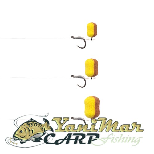 Уафтери Baitnow YOLO Yellow & Bronze Coarse & Corn Method Feeder 24g (6/8/10mm)