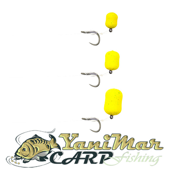 Уафтери Baitnow Yellow Spin Wafters 6/8/10 24g