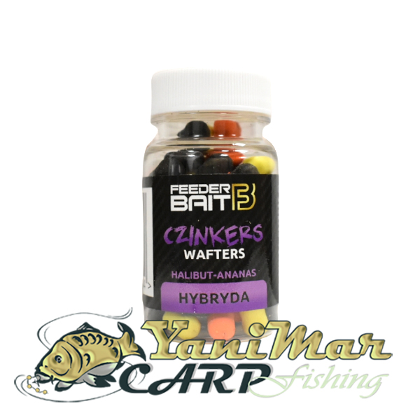 Балансирани Дъмбели Feeder Bait Match Dumbell Wafters Halibut/Pineapple 6/9 мм