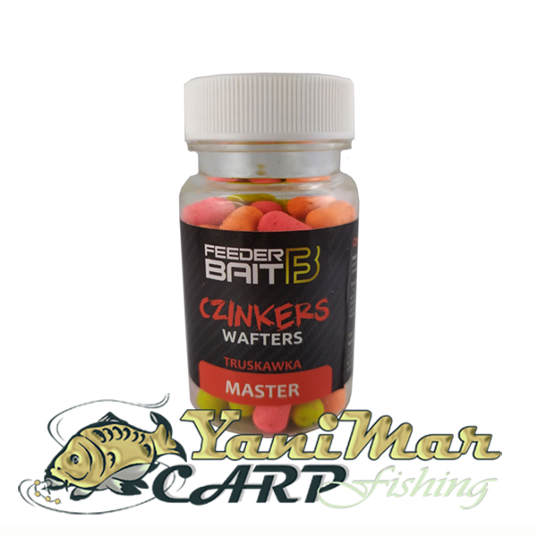 Балансирани Дъмбели Feeder Bait Czinkers Master Strawberry 6 / 9mm 