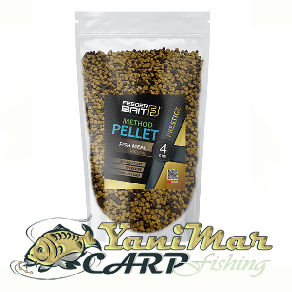 Пелети Feeder Bait Pellet Prestige Natural Fish Meal 4 mm - 800 гр