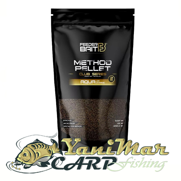 Фидер пелети Feeder Bait Club Series Method Pellet Aqua