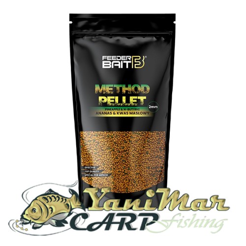 Микро пелети Feeder Bait Micro Pellet 2mm Pineapple & N-Butyric