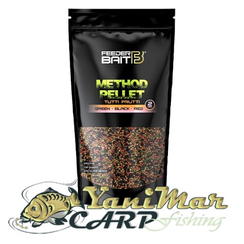 Микро пелети Feeder Bait Micro Pellet 2mm Tutti Frutti – Green, Black & Red