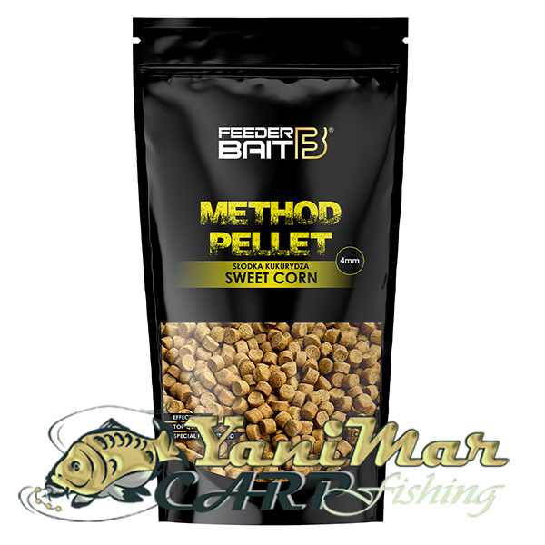 Пелети Feeder Bait Pellets Sweetcorn 4 mm - 800 гр