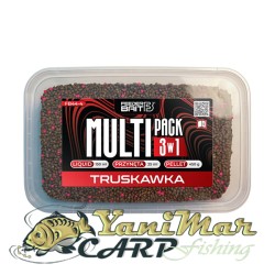 Мултипак Feeder Bait Strawberry 3in1– Пелети, Liquid и Mini Twister