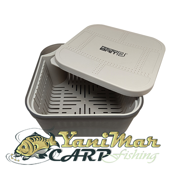 Кутия със сито Feeder Bait Box with Pellet Strainer 1.9L