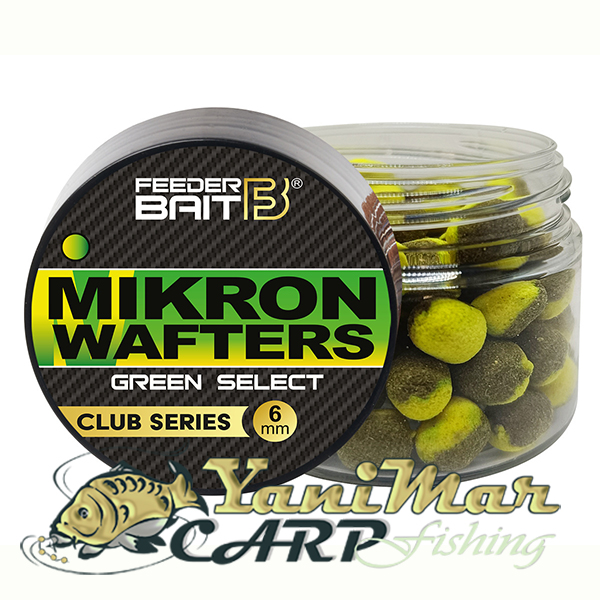 Уафтери Feeder Bait Mikron Wafters Green Select