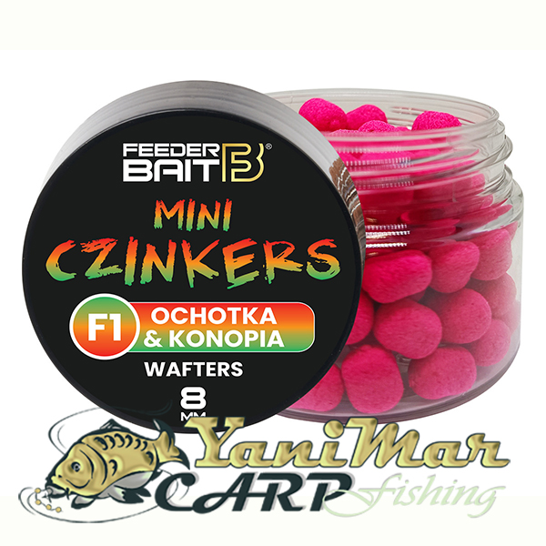 Уафтери Feeder Bait Mini Czinkers F1 Ochotka & Konopia