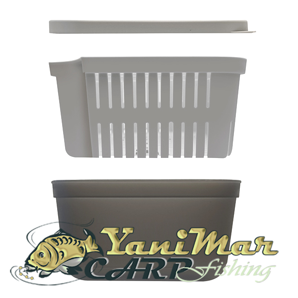 Кутия със сито Feeder Bait Box with Pellet Strainer 1.9L