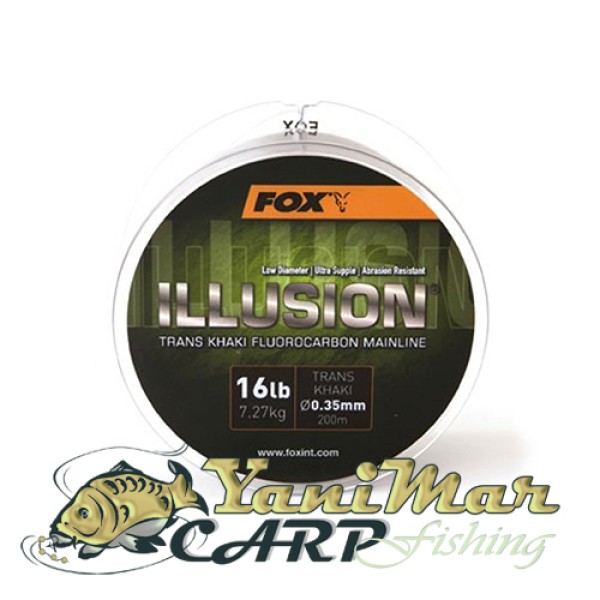 Влакно Fox Illusion Trans Khaki Fluorocarbon Mainline