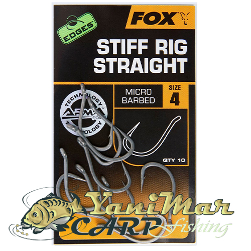 Куки Fox Edges Stiff Rig Straight