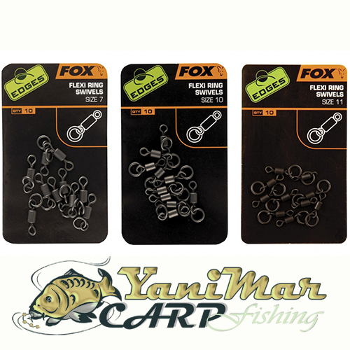 Вирбели Fox Edges Flexi Ring Swivels