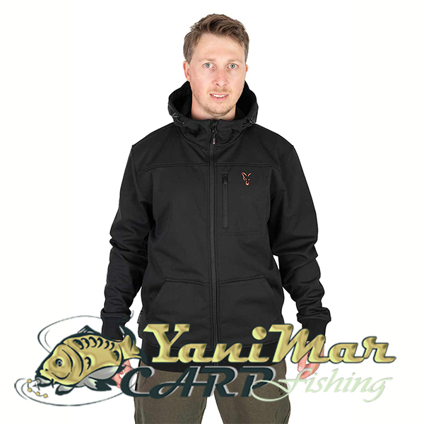 Суичър Fox Collection Soft Shell Jacket Black And Orange