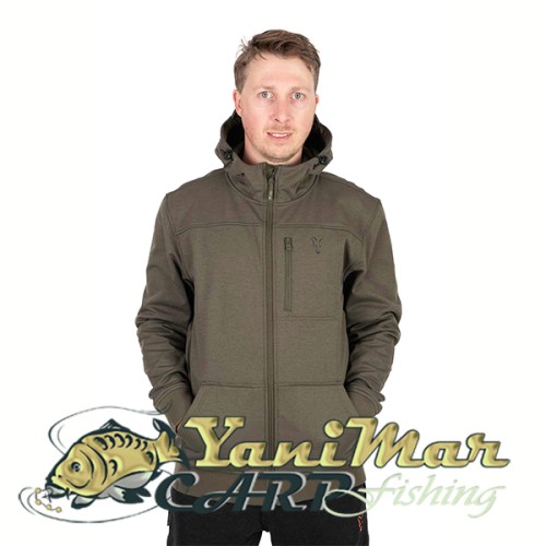 Суичър Fox Collection Soft Shell Jacket Green And Black
