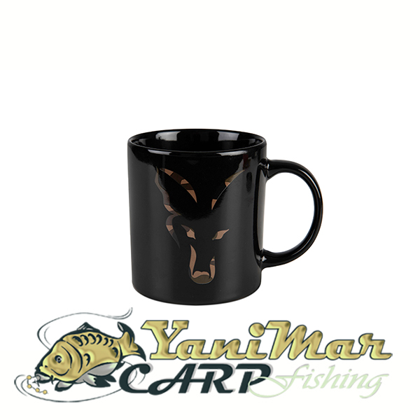 Чаша Fox Black And Camo Head Ceramic Mug