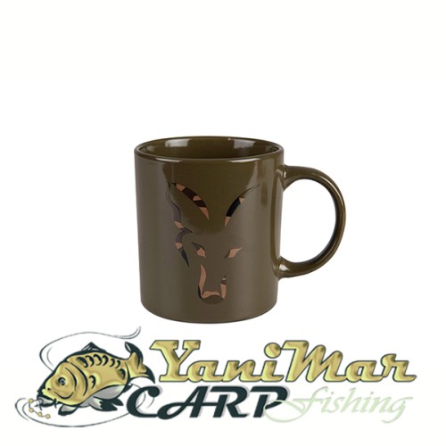 Чаша Fox Green Аnd Camo Head Ceramic Mug