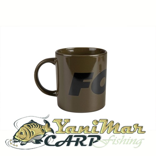 Чаша Fox Green and Black Logo Ceramic Mug