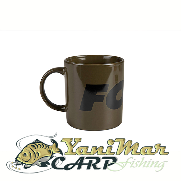 Чаша Fox Green and Black Logo Ceramic Mug