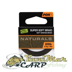 Влакно за поводи Fox EDGES™ Naturals Super Soft Braid