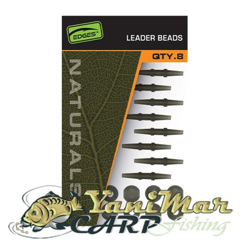 Комплект за монтажи за шаран Fox Edges Naturals Leader Beads – 8 бр