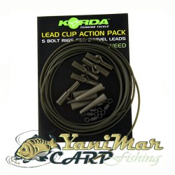 Комплект Korda Lead Clip Action Pack, за монтажи