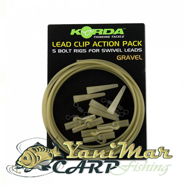 Комплект Korda Lead Clip Action Pack, за монтажи
