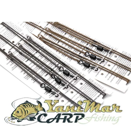 Монтажи Korda Kable Leadcore Leader QC Swivel Gravel 50cm