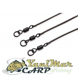 Готови монтажи Korda Kable Leadcore Leader Ring Swivel 50cm
