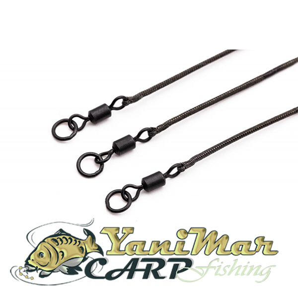 Готови монтажи Korda Kable Leadcore Leader Ring Swivel 50cm