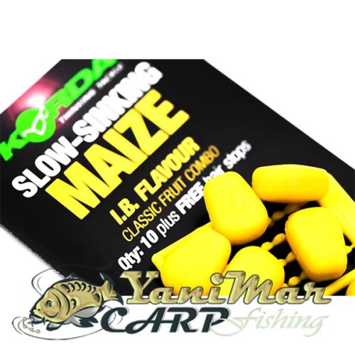 Изкуствена царевица Korda Slow Sinking IB Maize Yellow