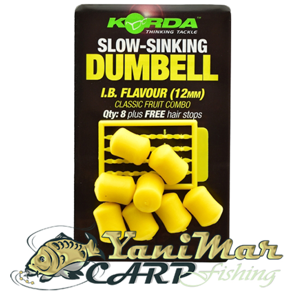 Ароматизирани дъмбели Korda Slow-Sinking Dumbell - I.B. Flavour