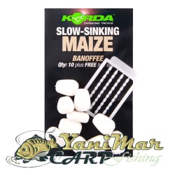 Изкуствена царевица Korda Slow Sinking Maize Banoffee